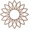 Ekena Millwork Daisy Wood Fretwork Pierced Ceiling Medallion, Wood (Paint Grade), 30"OD x 10 1/2"ID x 3/8"T CMWP30X30X0375DAMF - alternate 5